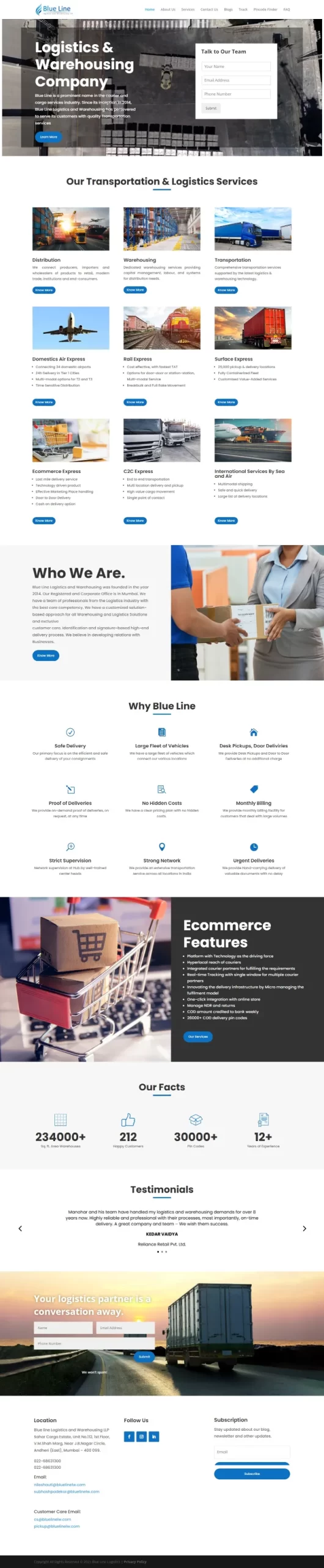 BlueLine Logistics BlueLine Logistics scaled